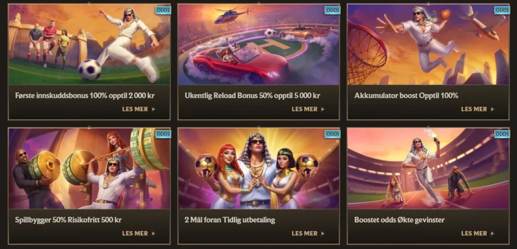 Oddsbonuser fra bettingsiden Realz