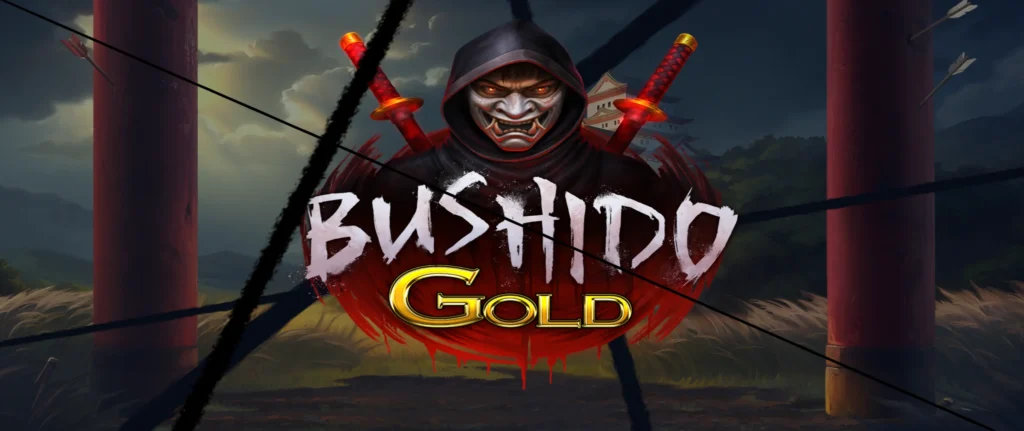 Skjermbilde av logo Bushido Gold fra ELK Studios