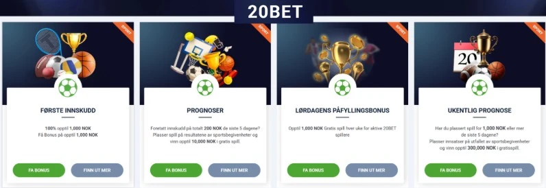 oddsbonus 20Bet