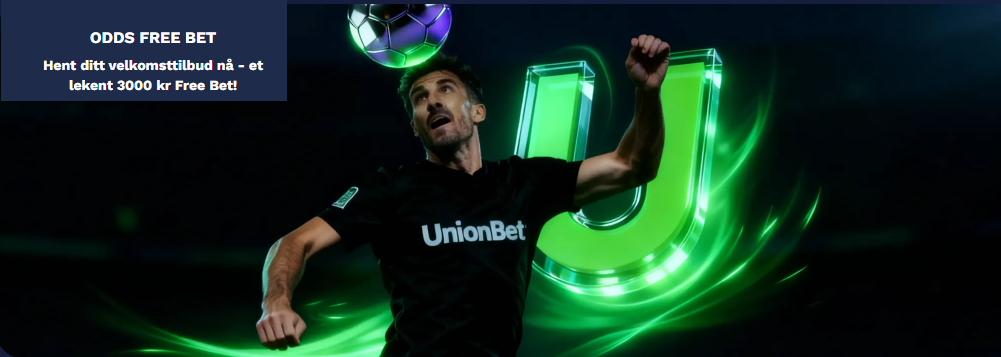 oddsbonus hos Unionbet