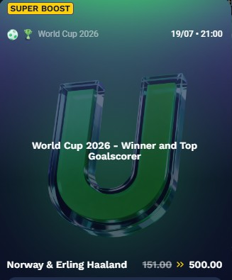 Unionbet odds vinner og toppscorer VM 2026