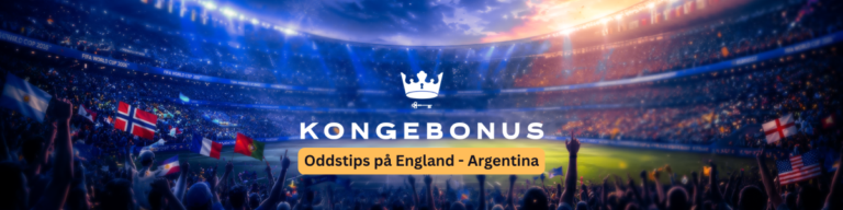 Oddstips på England mot Argentina i fotball-VMs semifinale