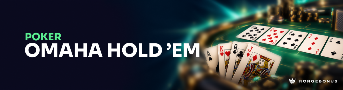 Omaha holdem poker banner