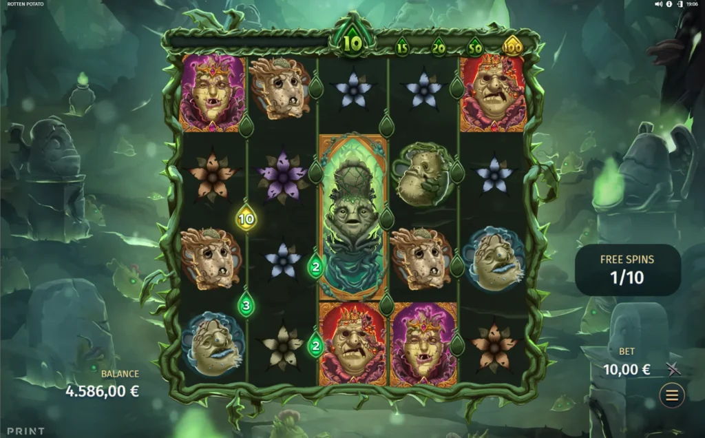 Gratisspinn i Rotten Potato